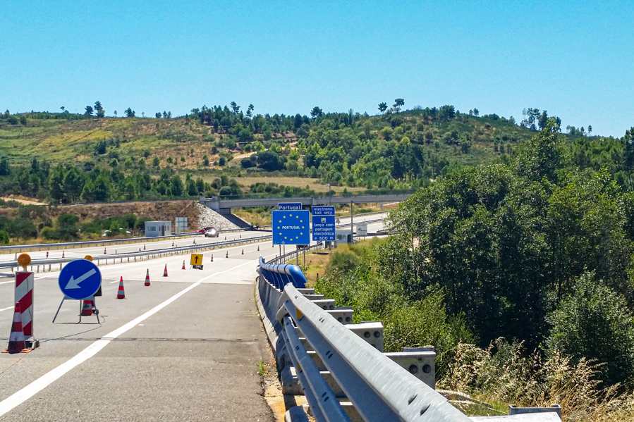 Autostrada in Portogallo