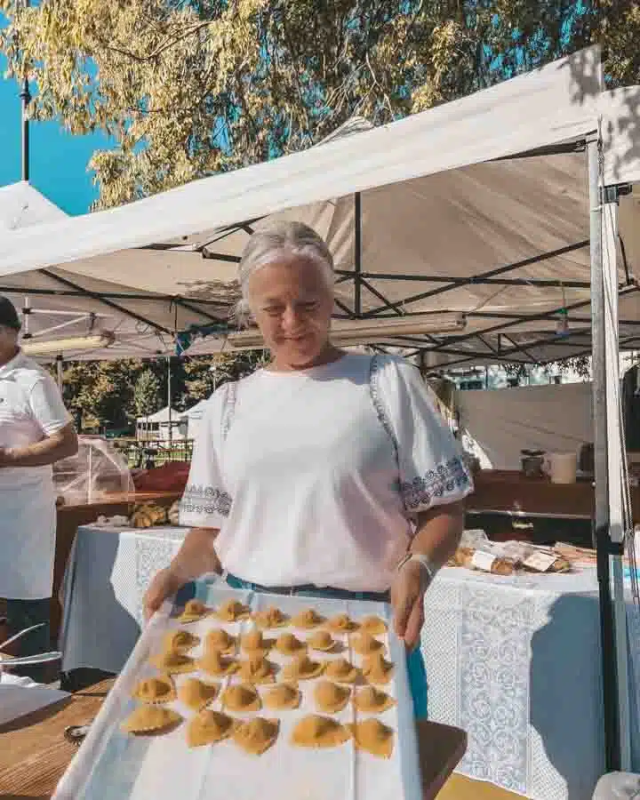 I tortelli di zucca fatti con la Confraternita della Zucca