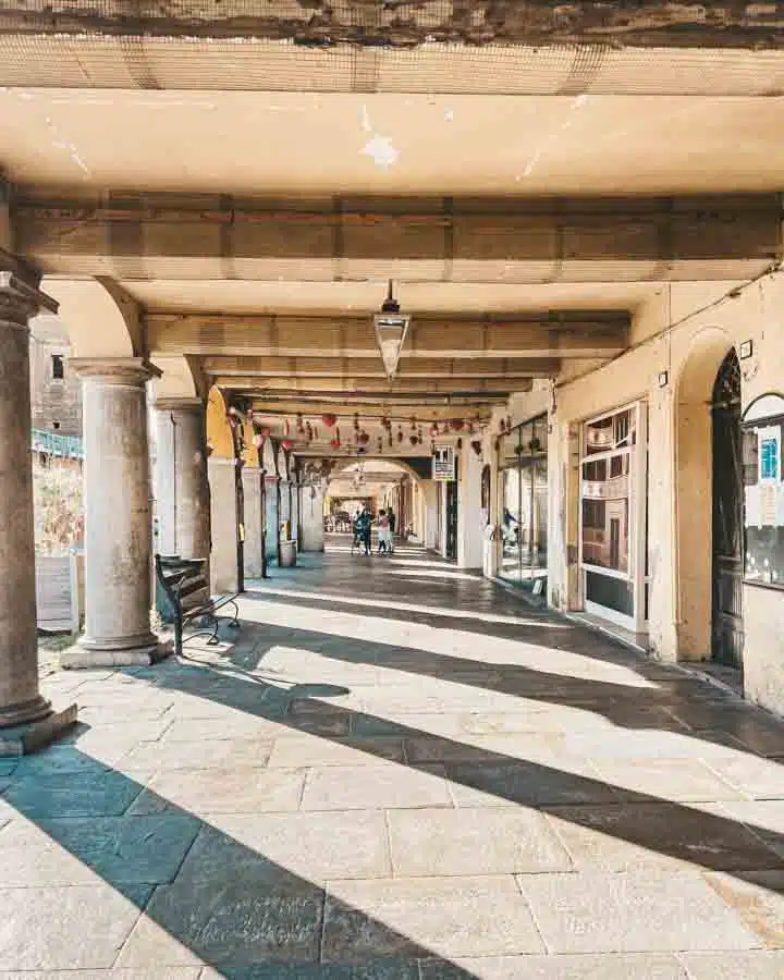 i bellissimi portici di Novellara